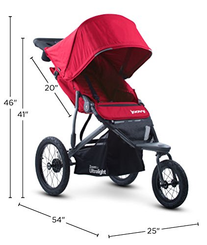 Amazon.com: Joovy Zoom 360 Ultralight Jogging Stroller, Large